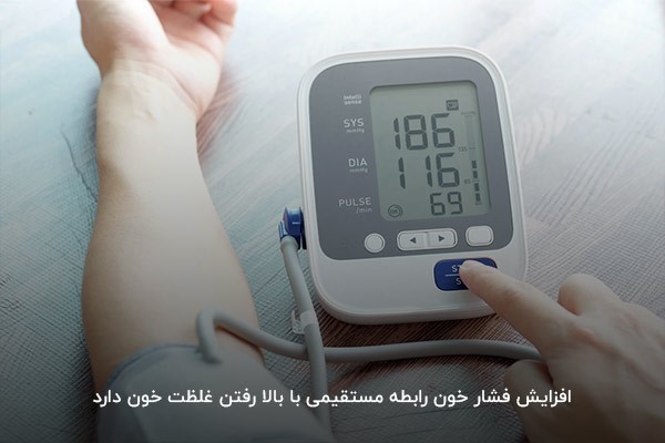 افزایش فشار خون؛ یکی از علائم غلظت خون شدید