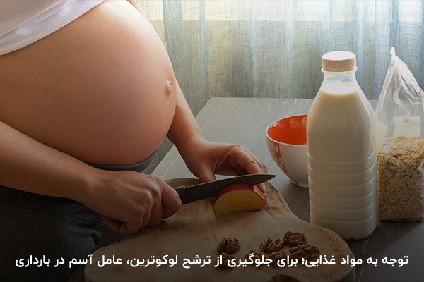 استفاده از مهارکننده‌های لوکوترین برای جلوگیری از تولید و ترشح ماده عامل آسم بارداری