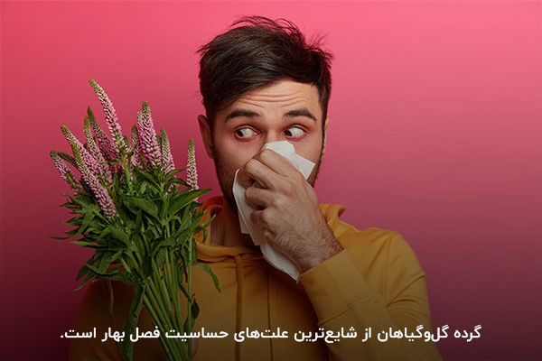 شایع‌ترین علت آلرژی فصل بهار؛ گرده گل‌وگیاهان
