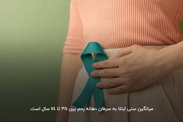 سن ابتلا به سرطان دهانه رحم